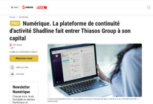 Shadline — solution de repli numérique | Thiasos Group